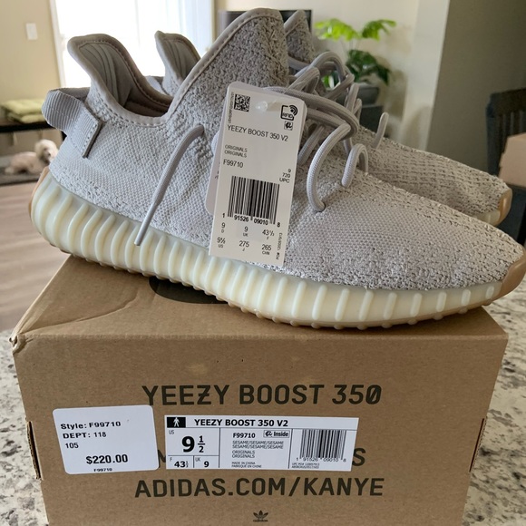 Adidas yeezy boost 350 v2 “sesame” - Picture 2 of 6